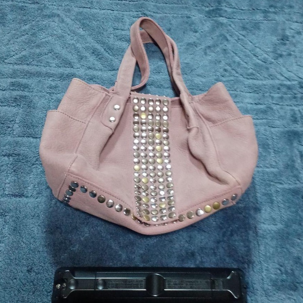 Studded Pink Tote Bag
